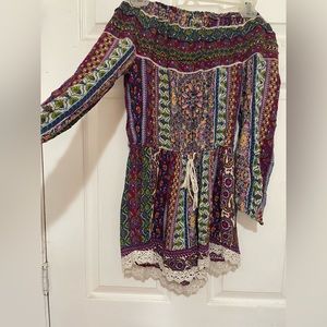 Patrons of Peace Print Romper